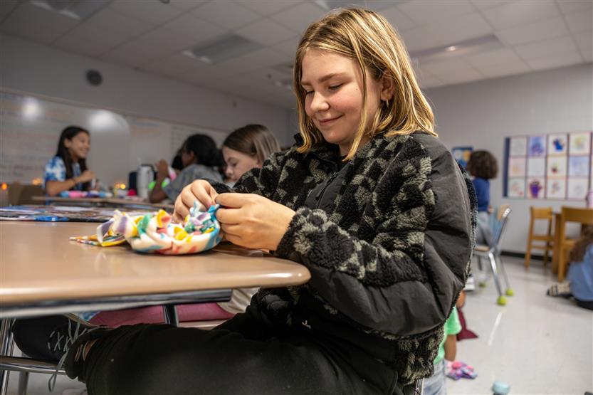 Students participate in the Generals Serve Club